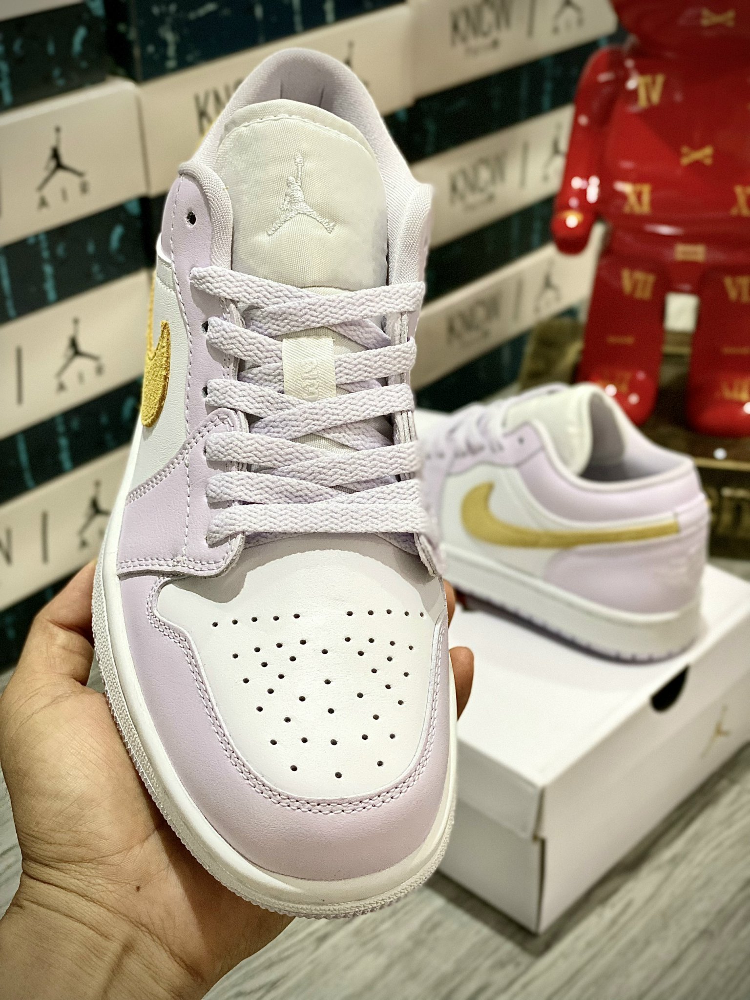 Giày Nike Air Jordan 1 Low 'Barely Grape' - Like Auth giay nike jordan barely grape likeauth 8