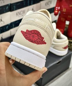 giay nike jordan low heavy tan leather likeauth 11