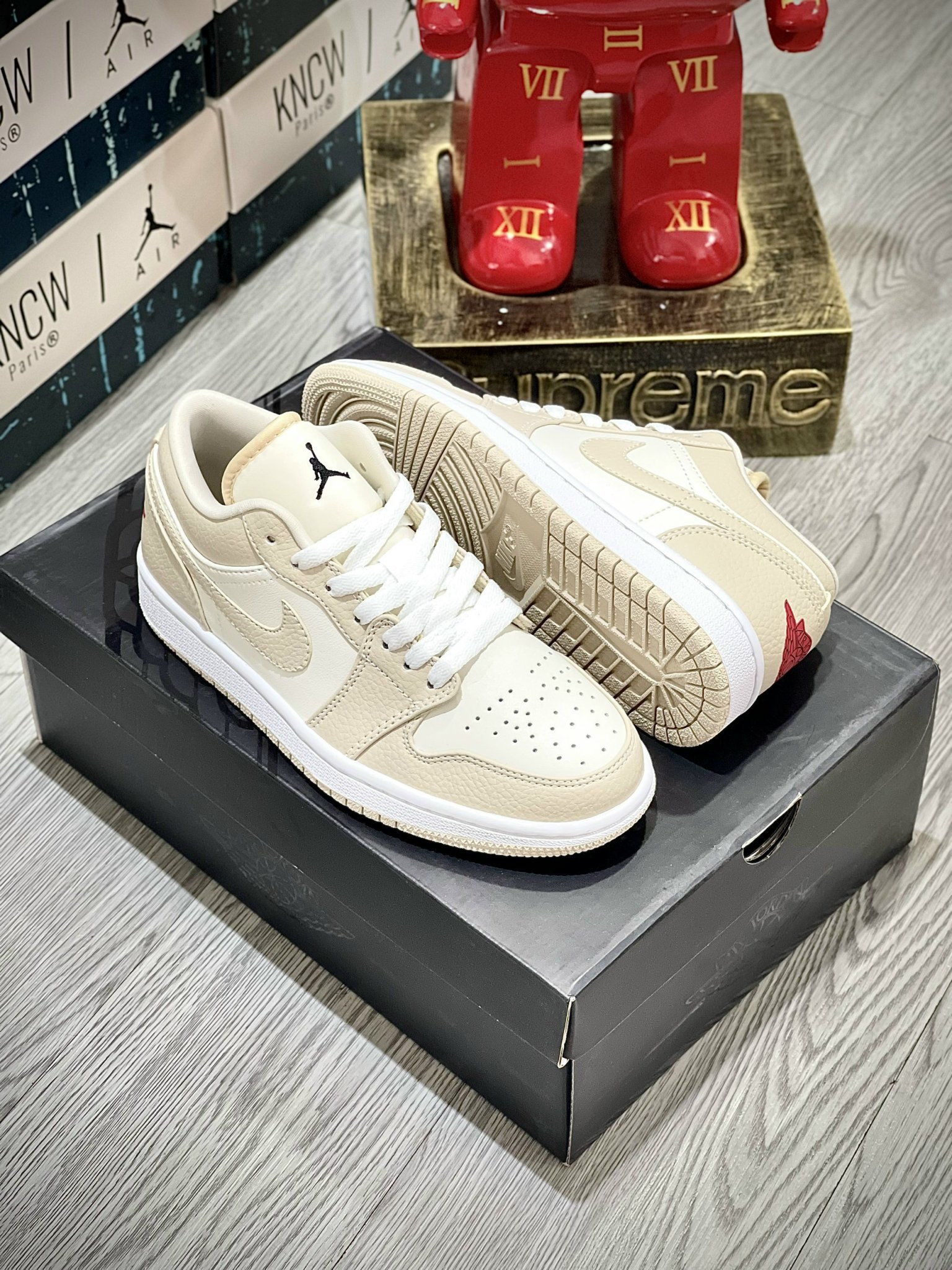 Giày Nike Air Jordan 1 Low 'Heavy Tan Leather' - Like Auth giày Jordan Low “Heavy Tan Leather”