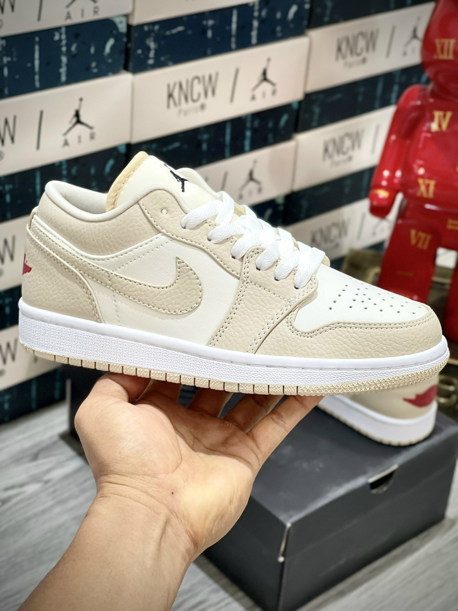 Giày Nike Air Jordan 1 Low 'Heavy Tan Leather' - Like Auth giay nike jordan low heavy tan leather likeauth 7