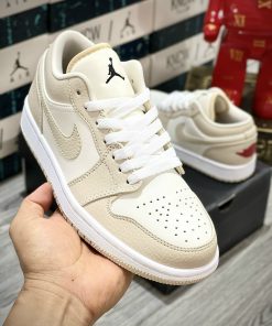 giay nike jordan low heavy tan leather likeauth 8