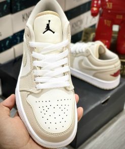 giay nike jordan low heavy tan leather likeauth 9