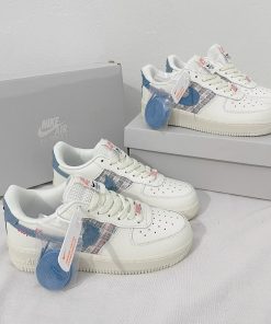 Giày Nike Air Force 1 Low Just Do It 'Denim Swoosh Boucle' - Like Auth giay sneaker nike air force 1 low just do it denim boucl 2