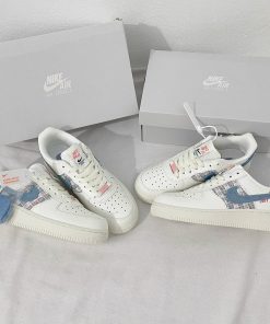 Giày Nike Air Force 1 Low Just Do It 'Denim Swoosh Boucle' - Like Auth giay sneaker nike air force 1 low just do it denim boucl 3