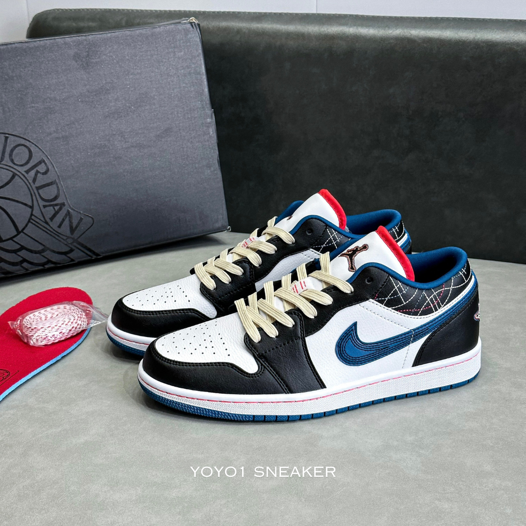 Giày Nike Air Jordan 1 Low 'Blue Sashiko' - Like Auth Nike Air Jordan 1 Low 'Blue Sashiko'