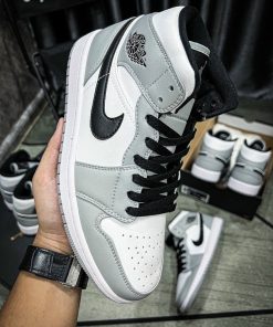 Giày Nike Air Jordan 1 Mid 'Smoke Grey' - Like Auth nike jordan mid smoke grey likeauth 7