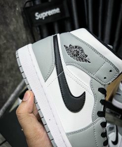 Giày Nike Air Jordan 1 Mid 'Smoke Grey' - Like Auth nike jordan mid smoke grey likeauth 8