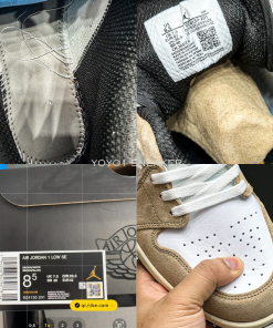 Giày Nike Air Jordan 1 Low 'Brown Elephant'