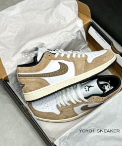 nike jordan 1 low brown elephant like auth 5