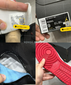 nike jordan 1 mid chicago white toe like auth 11