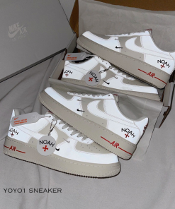 Nike Air Force 1 NOAH 'White Red' - Like Auth giay nike air force 1 NOAH white red like auth 3