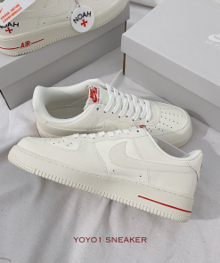 Nike Air Force 1 NOAH 'White Red' - Like Auth giay nike air force 1 NOAH white red like auth 5