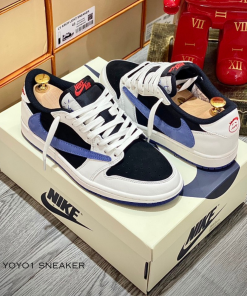 travis scott jordan 1 black olive like auth 3