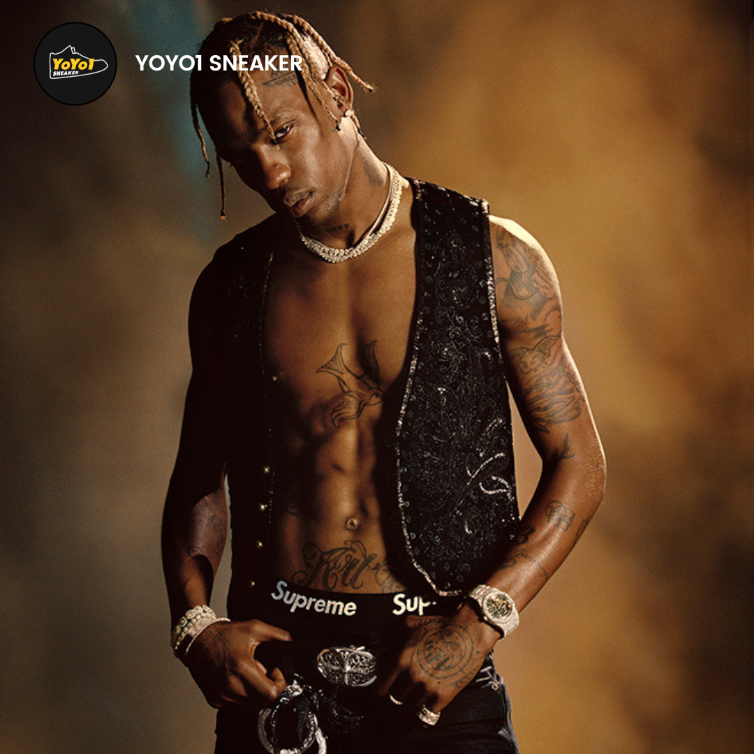 Travis Scott: Biểu Tượng Âm Nhạc và Thời Trang Hiện Đại Travis Scott - YoYo1 Sneaker