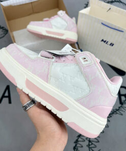 M.L.B Chunky Liner Mid Denim Yankees 'Pink' - Like Auth 3 1