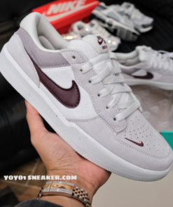 Giày Nike SB Force 58 Light Smoke Burgundy Like Auth 3 21