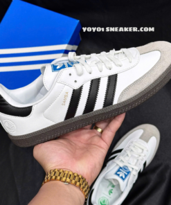 Adidas Samba Vegan 'White Black' Like Auth 4 11