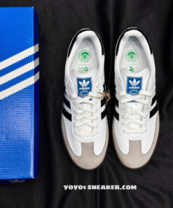 Adidas Samba Vegan 'White Black' Like Auth 5 12