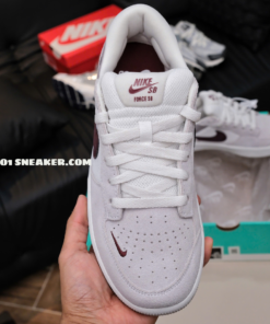 Giày Nike SB Force 58 Light Smoke Burgundy Like Auth 7 13