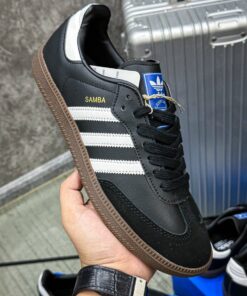 Adidas Samba OG 'Black' Like Auth giay adidas samba og black 4