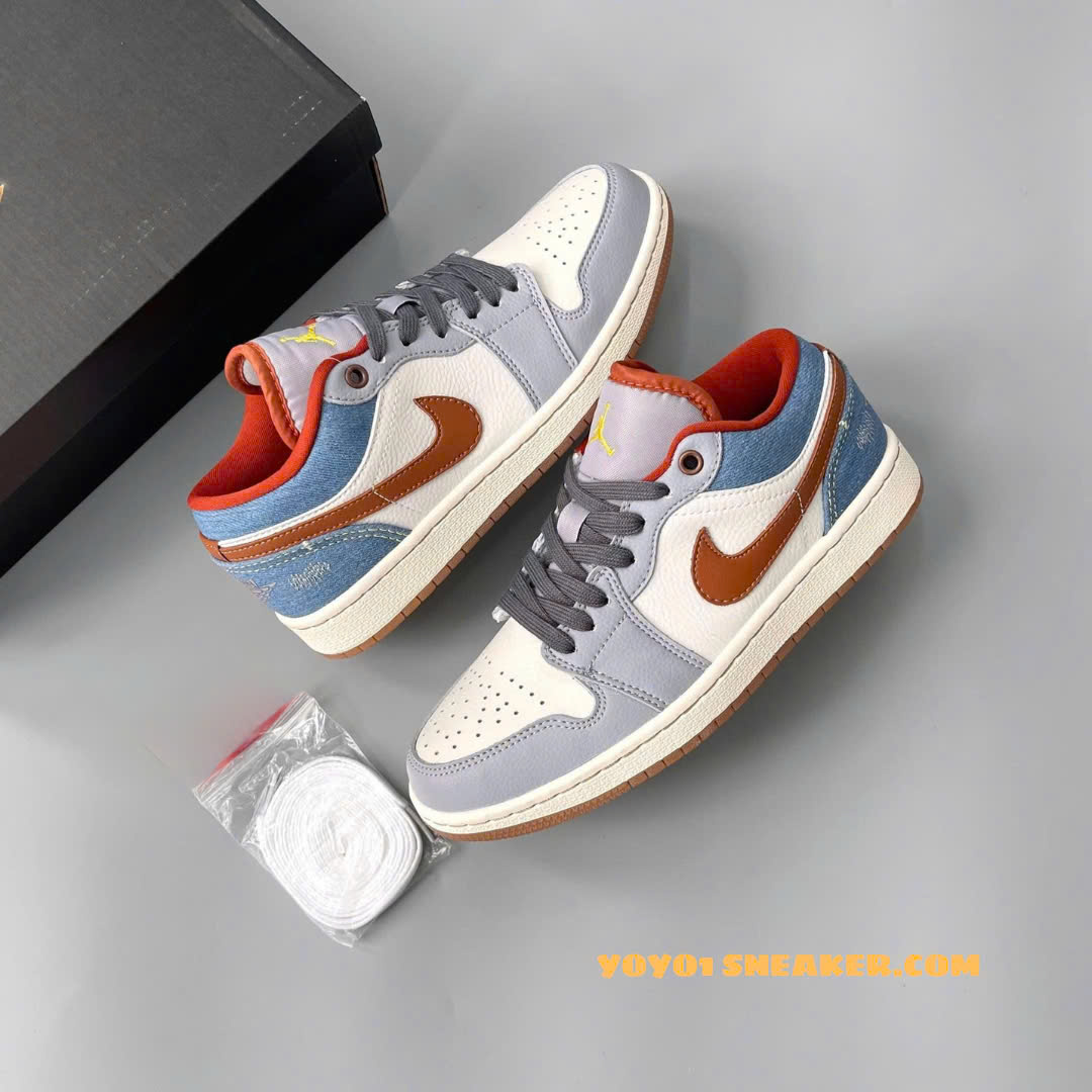 Nike Air Jordan 1 Low Phantom Denim Like Auth Nike Air Jordan 1 Low Phantom Denim Like Auth