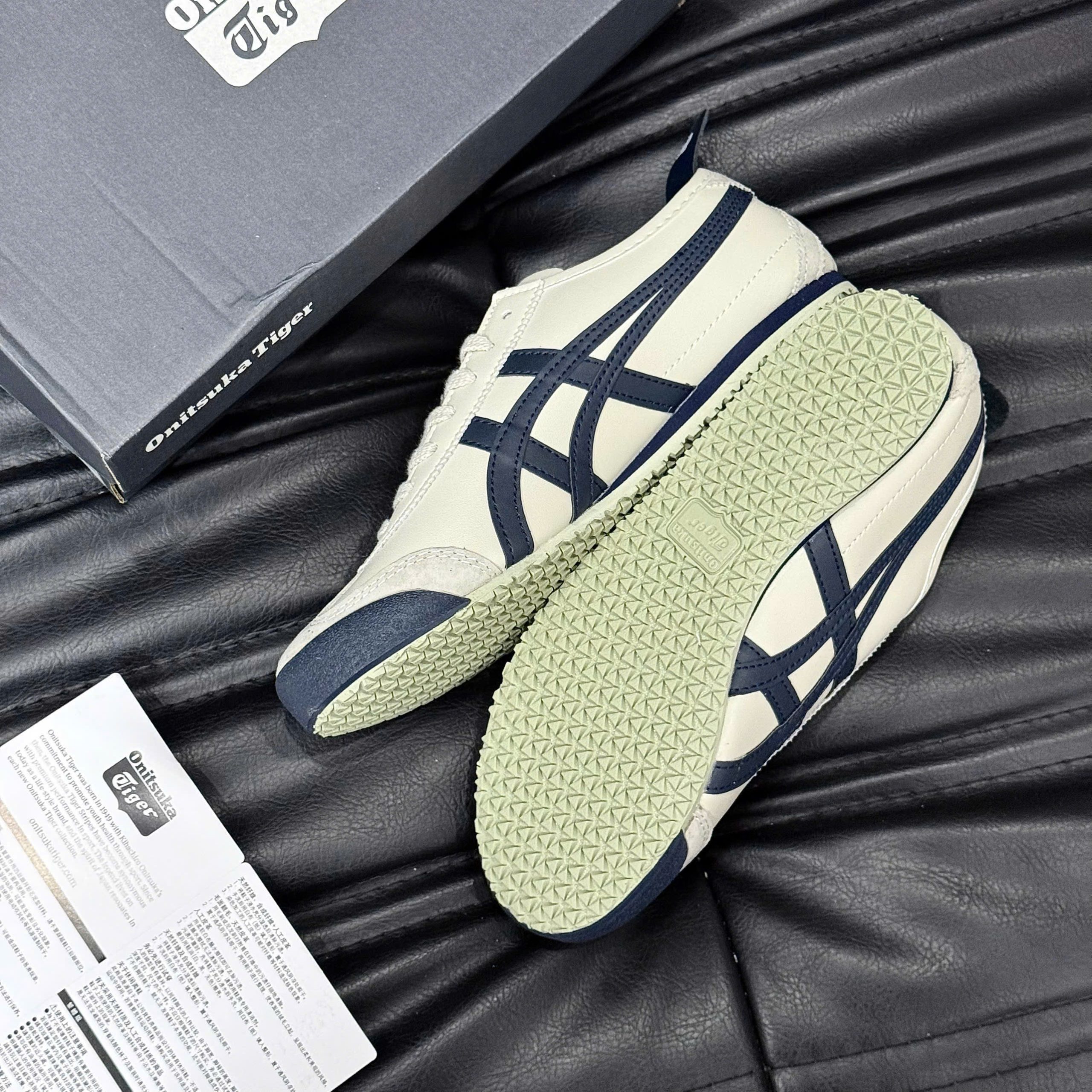 Giày Onitsuka Tiger 'Cream Navy' Like Auth Giày Onitsuka Tiger 'Cream Navy' Like Auth - Ảnh 6