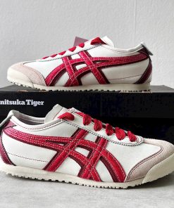 Giày Onitsuka Tiger Mexico Year Snake 2025 'White Red' Like Auth