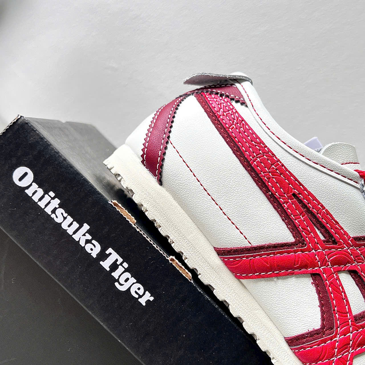 Giày Onitsuka Tiger Mexico Year Snake 2025 'White Red' Like Auth Giày Onitsuka Tiger Mexico Year Snake 2025 'White Red' Like Auth - Ảnh 6