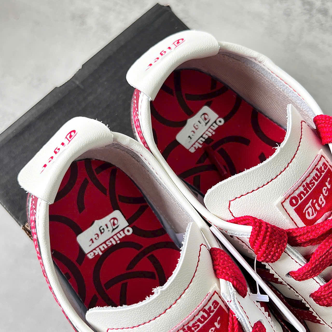 Giày Onitsuka Tiger Mexico Year Snake 2025 'White Red' Like Auth Giày Onitsuka Tiger Mexico Year Snake 2025 'White Red' Like Auth - Ảnh 4